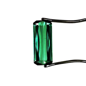 Lagoon Green Tourmaline, 1.85ct Rectangular Step Cut