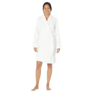 LAUREN Ralph Lauren Recycled So Soft Shawl Collar Robe White LG (US 12-14)