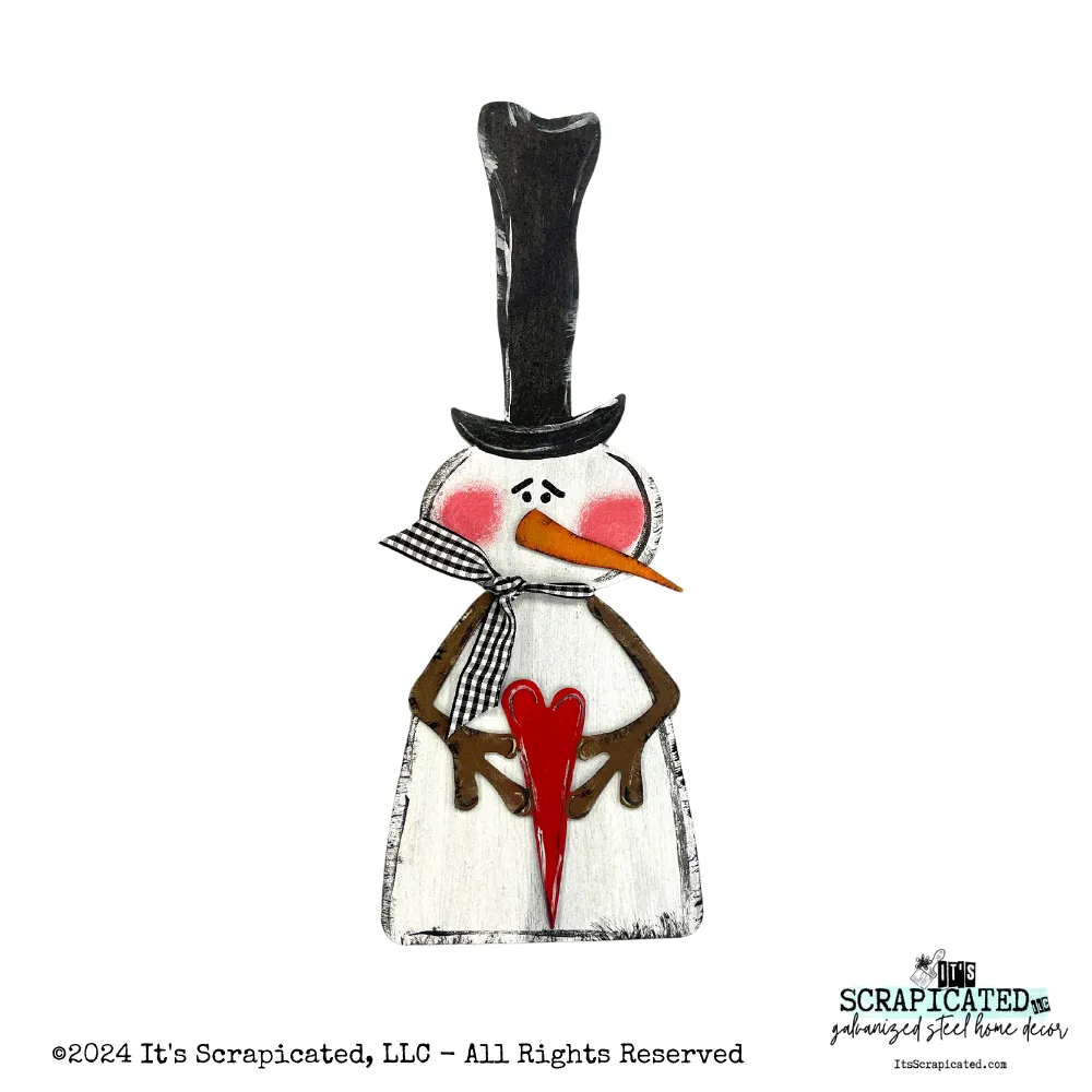 Layered Snowman with Heart