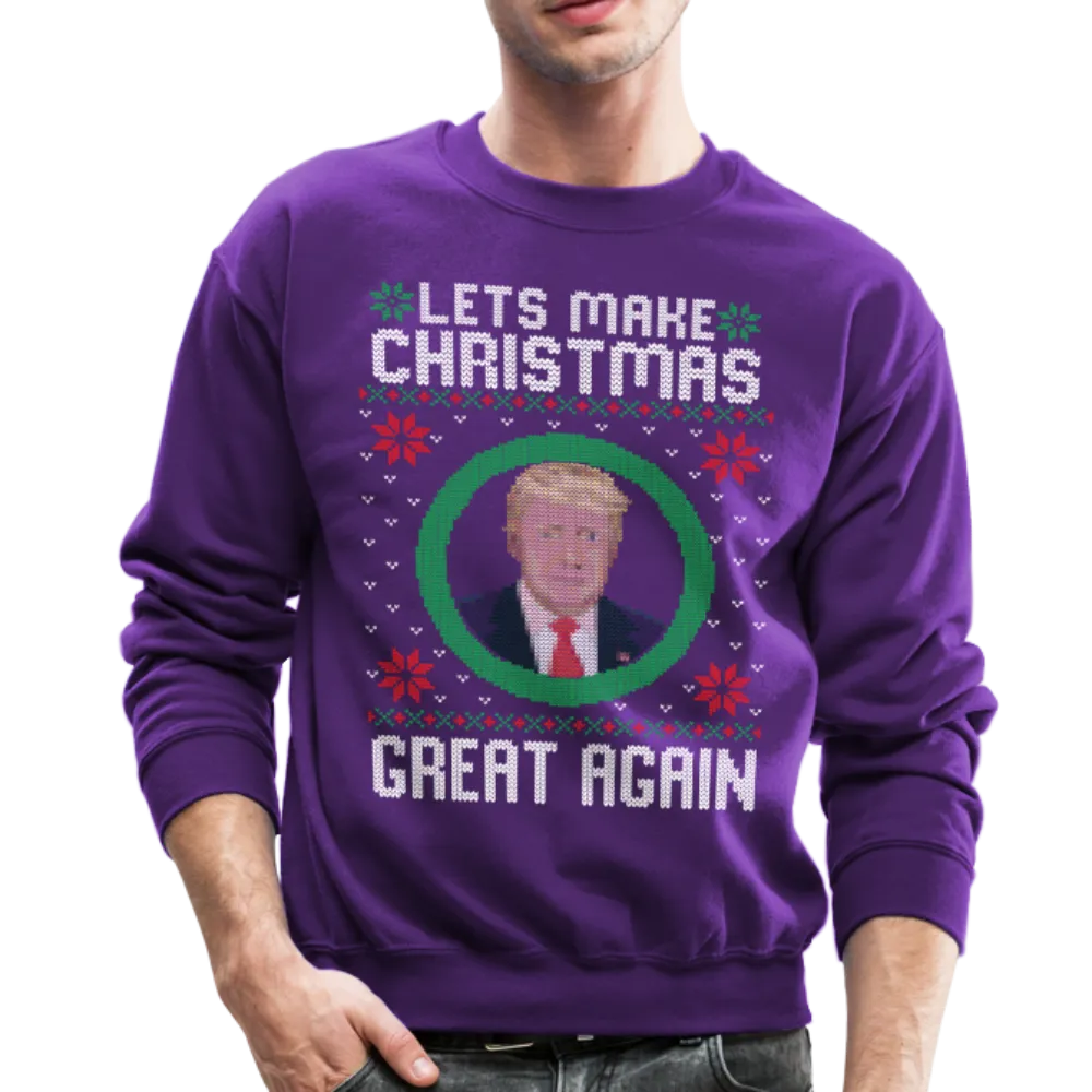 Lets Make Christmas Great Again Crewneck Sweatshirt (CK1650)