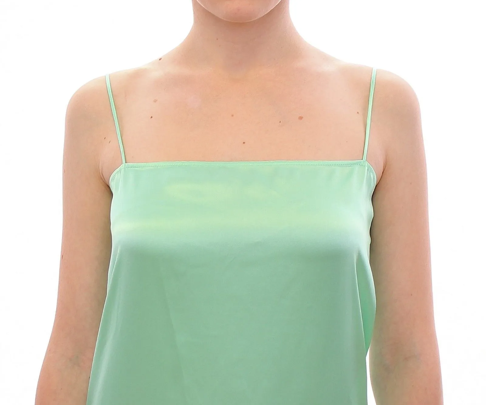 Light Green Spaghetti Strap Cocktail Dress