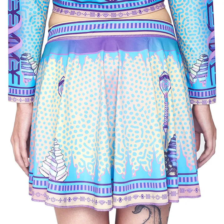 LOGIC LATTICE CHEER SKIRT