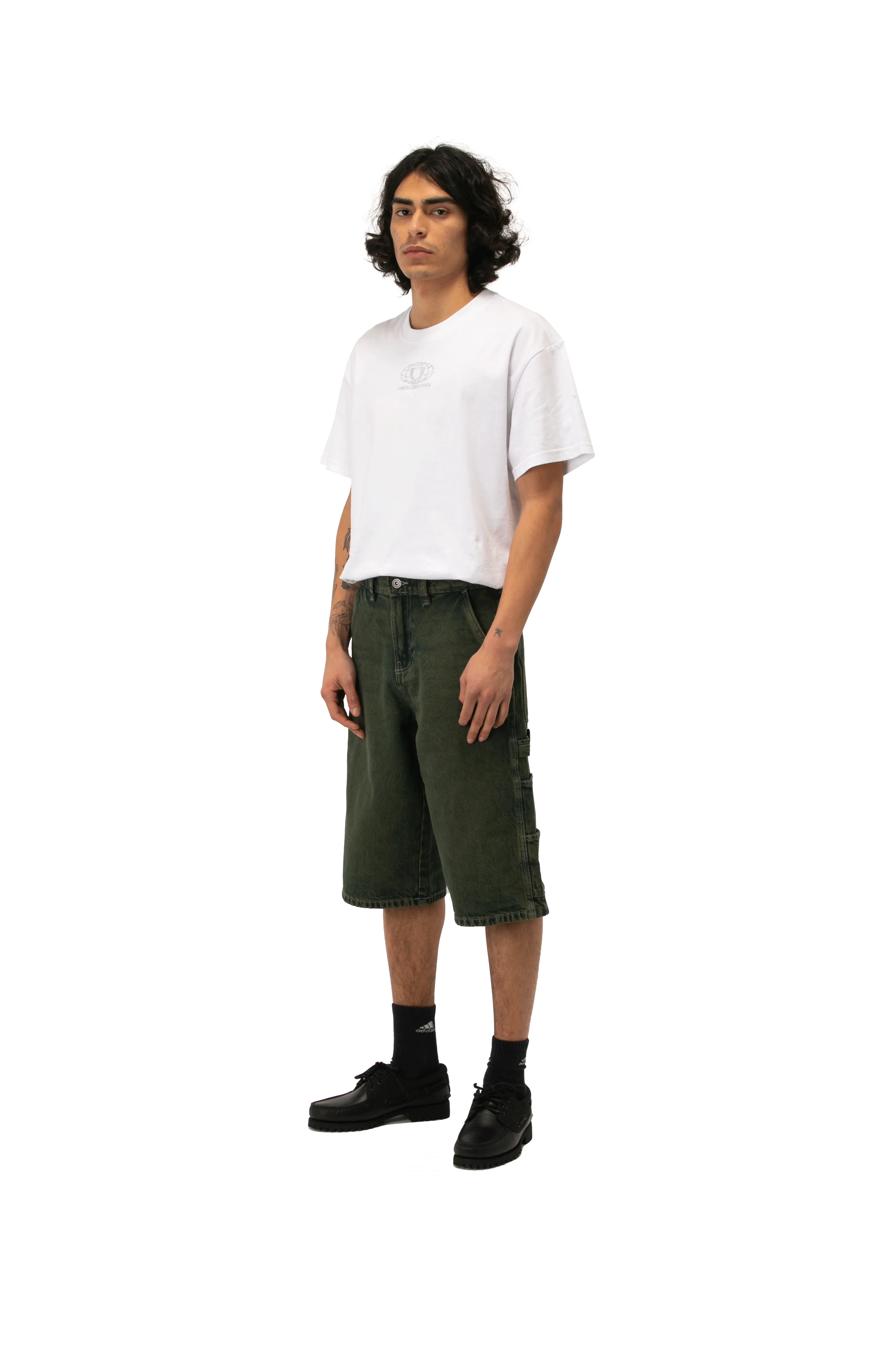 Loose Denim Painter Short