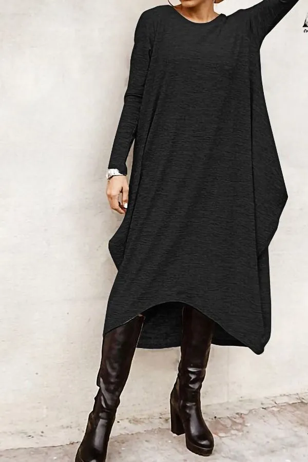 Loose Plus Size Irregular Dress