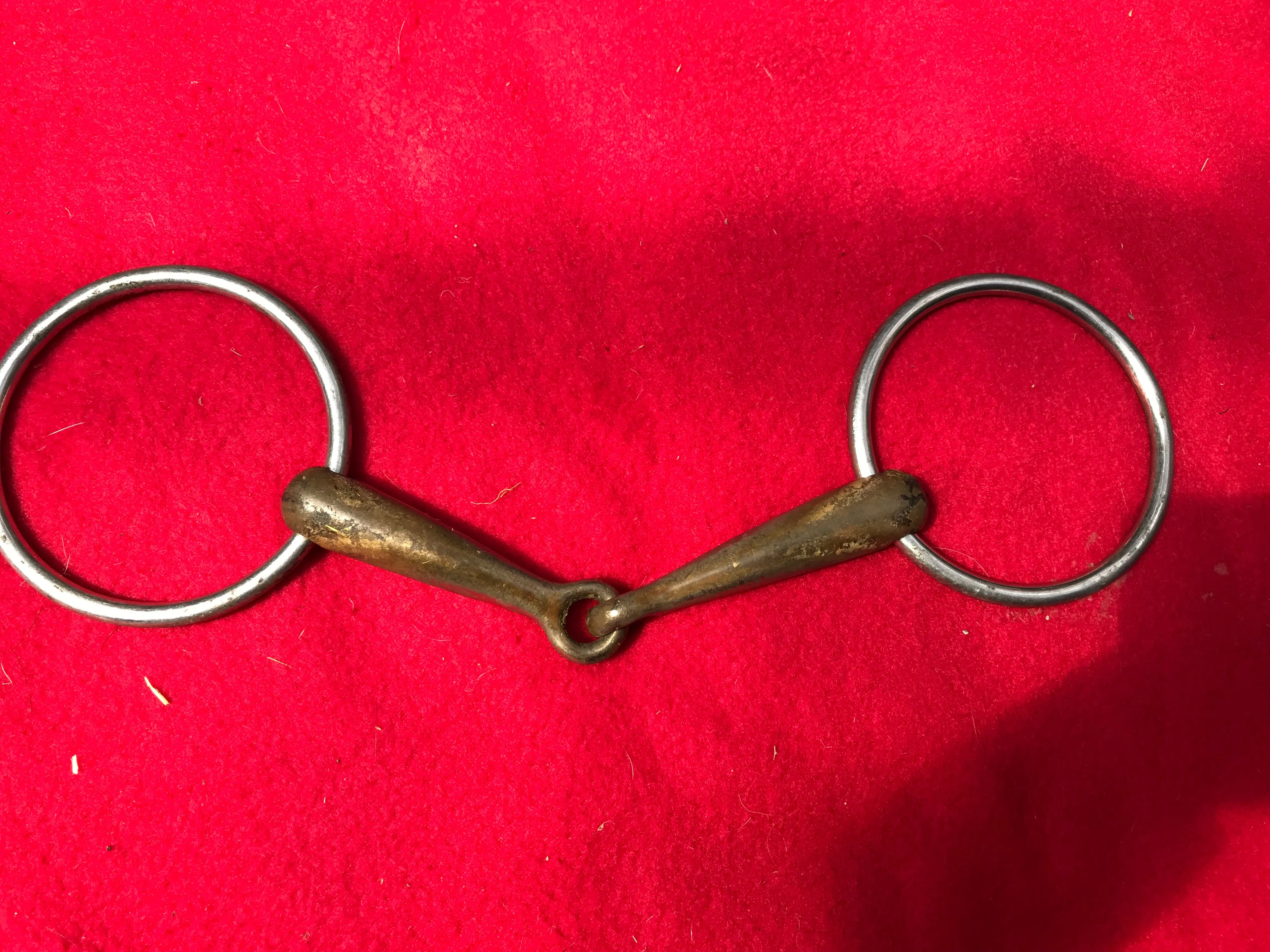 Loose ring with sweet iron snaffle 5-3/4” FREE POSTAGE