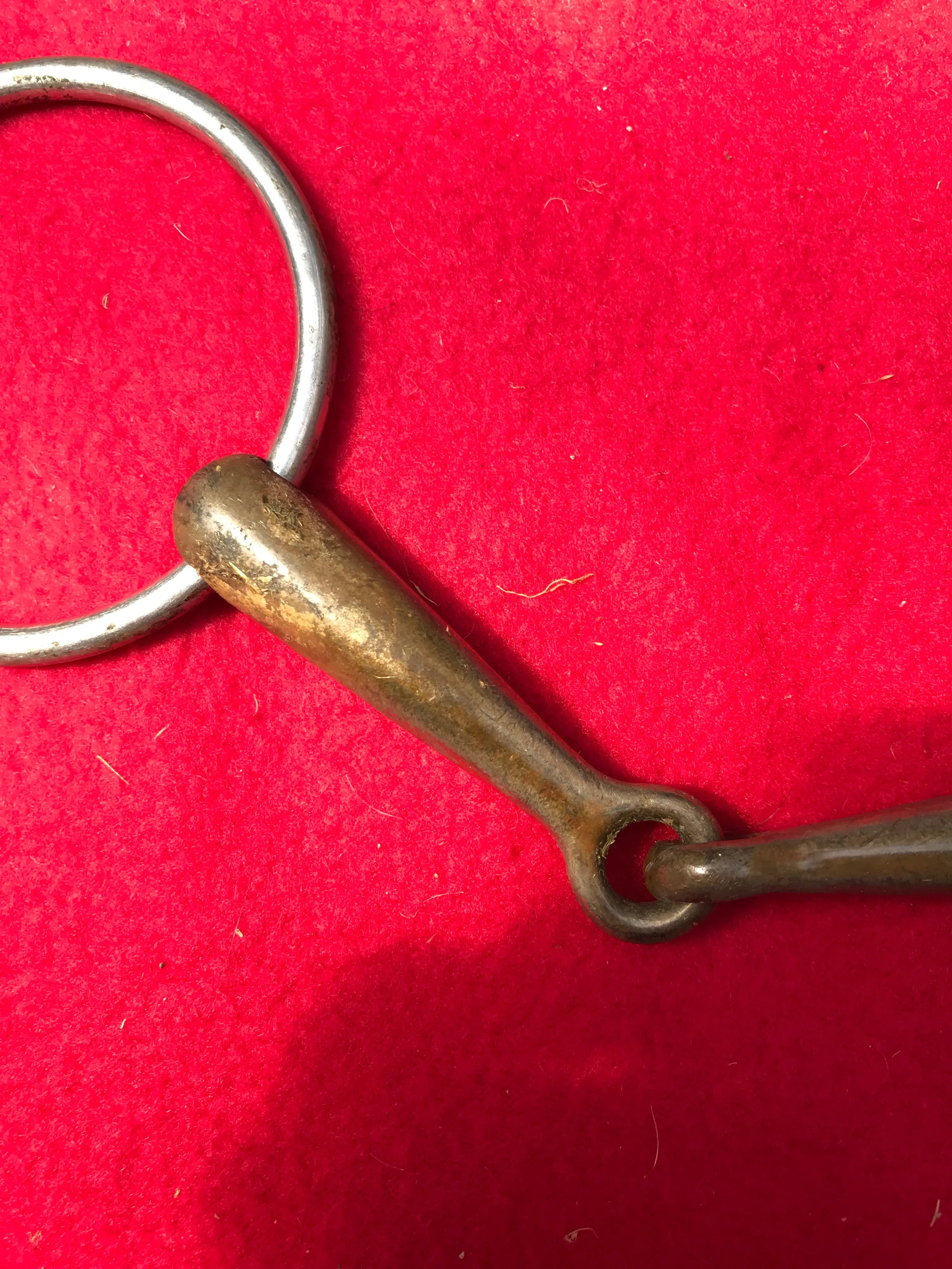 Loose ring with sweet iron snaffle 5-3/4” FREE POSTAGE