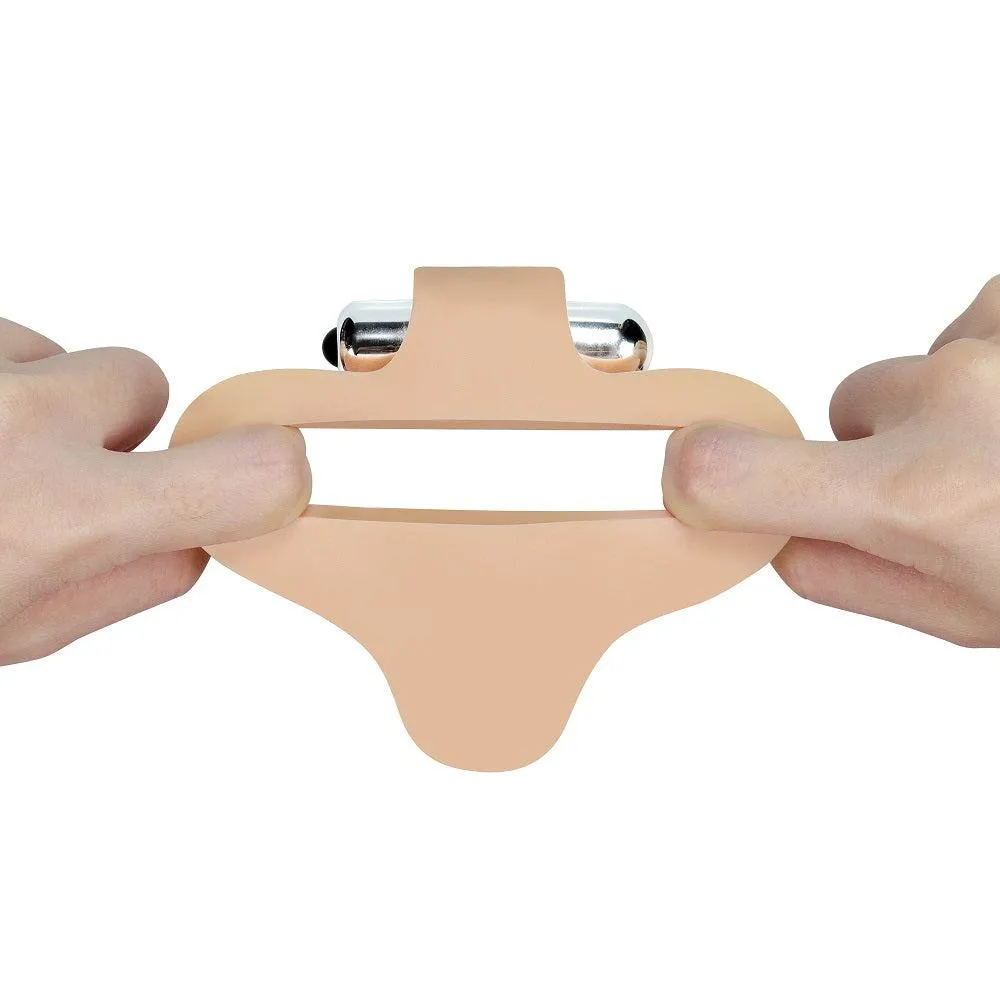 Lovetoy - Cockring Met Vibrerende Dildo - 15 cm - Voor Dubbele Penetratie