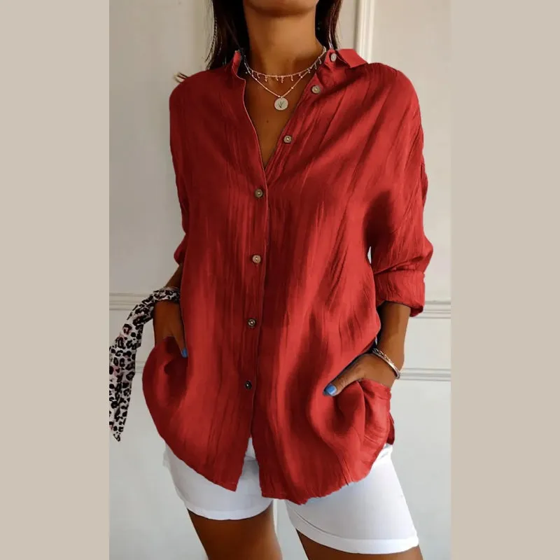 Lucrecia® | Classic shirt with single lapels