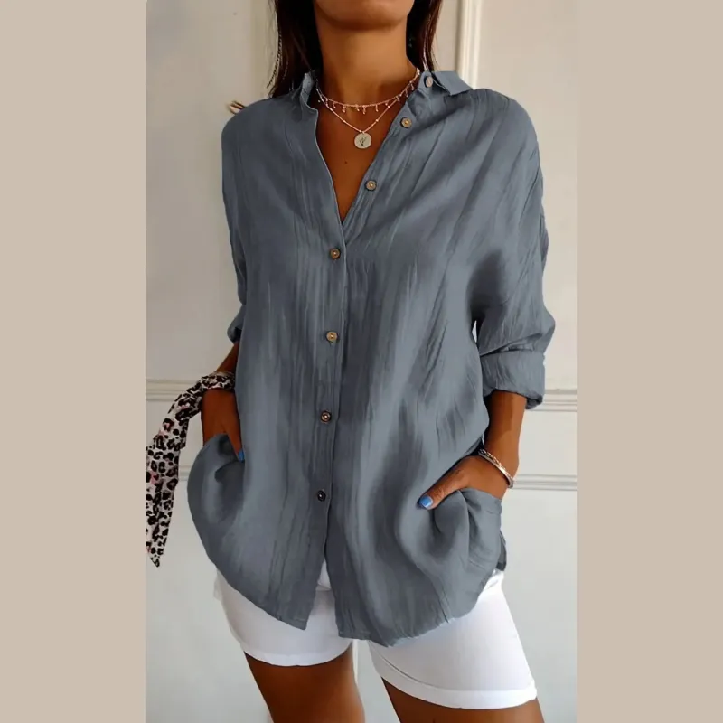 Lucrecia® | Classic shirt with single lapels