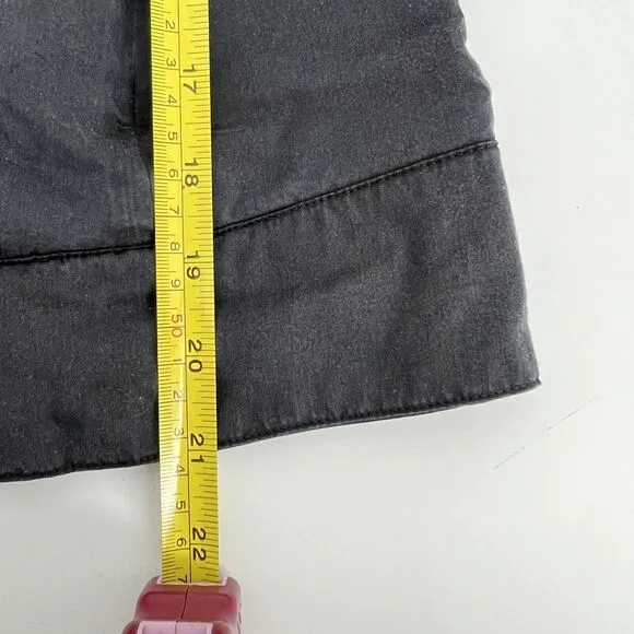 Lululemon Over The Top Moto Jacket Black Size 6 Full Zip Asymmetrical Breathable