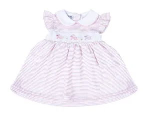 Magnolia Baby Hoppity Hop Smocked Flutter Sleeve Dress