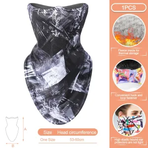 Men Women Fishing face Mask Warmth Fabric Breathable Mesh Windproof dust sun protection