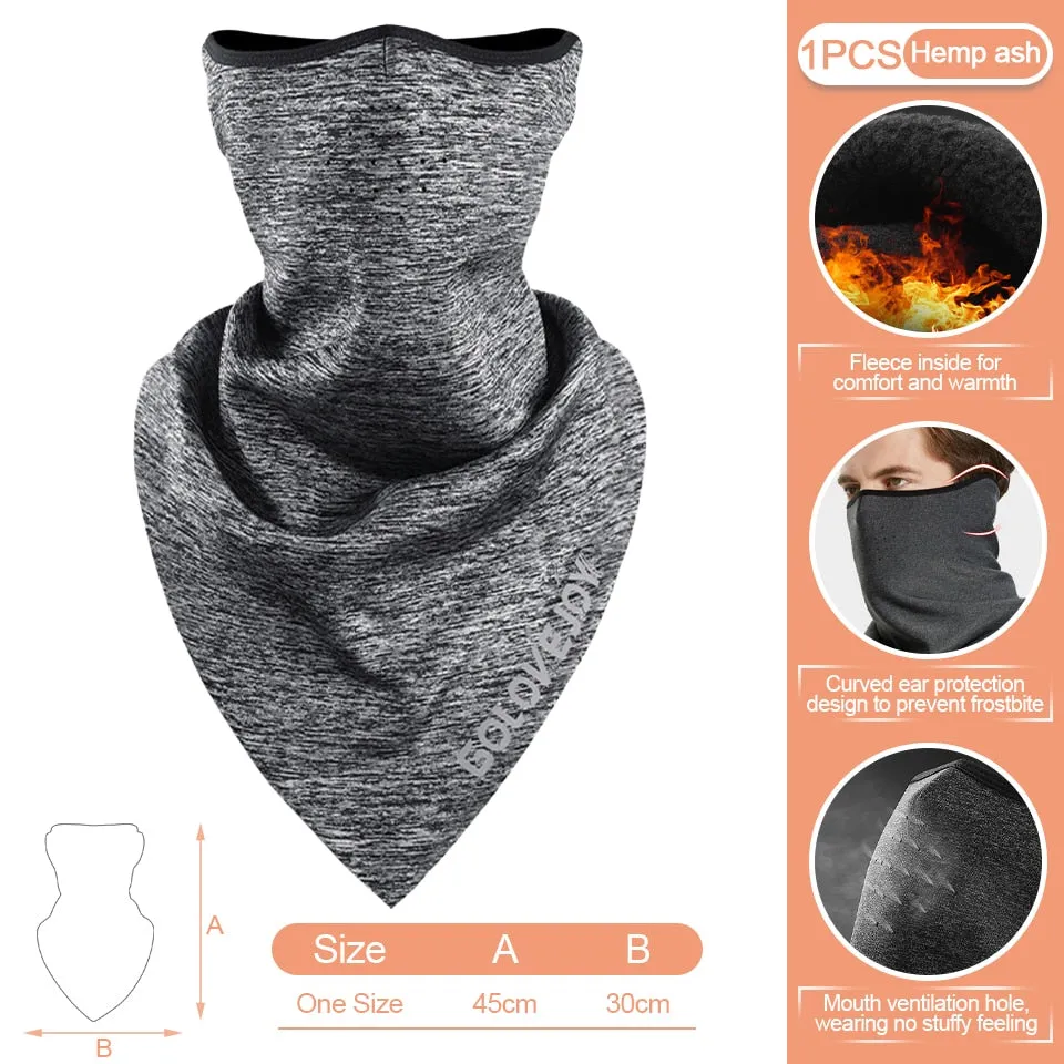 Men Women Fishing face Mask Warmth Fabric Breathable Mesh Windproof dust sun protection