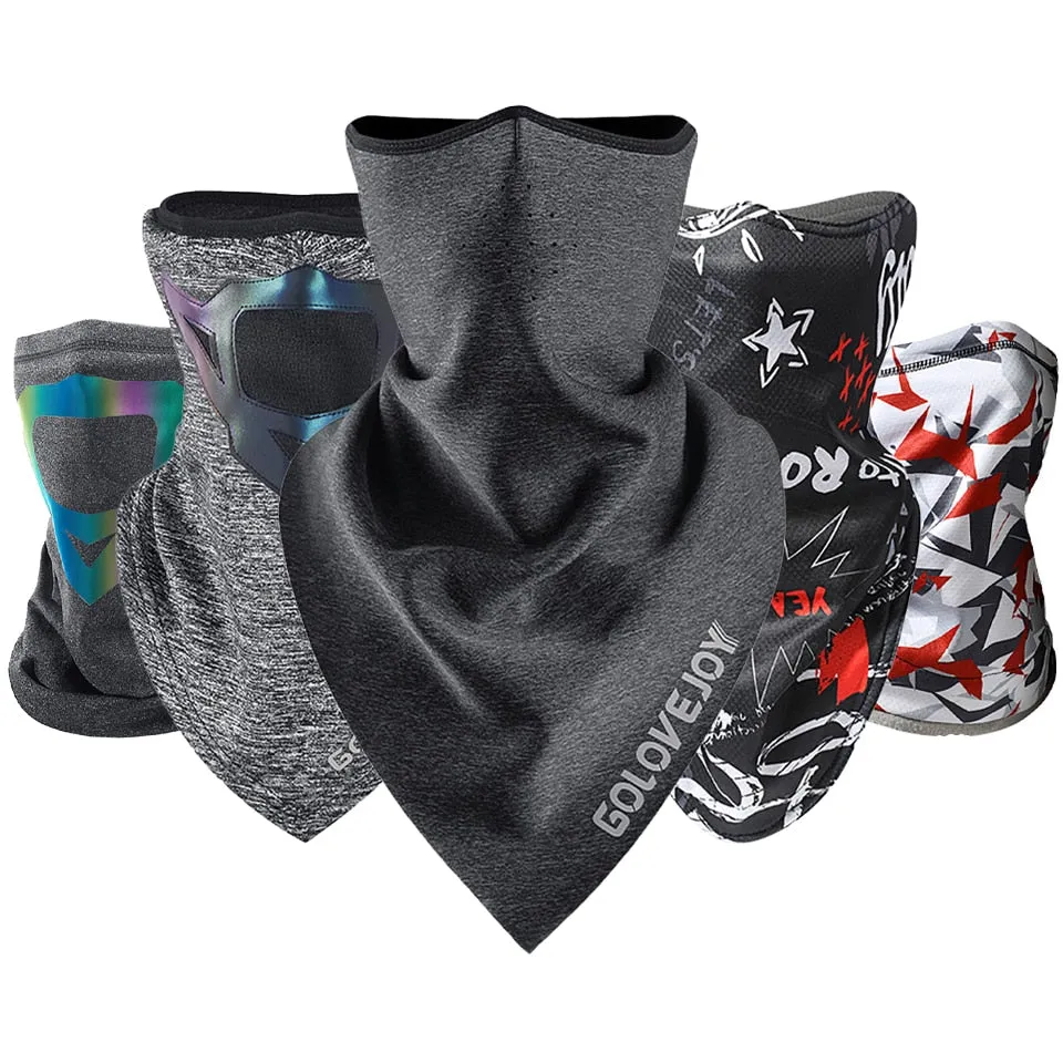 Men Women Fishing face Mask Warmth Fabric Breathable Mesh Windproof dust sun protection