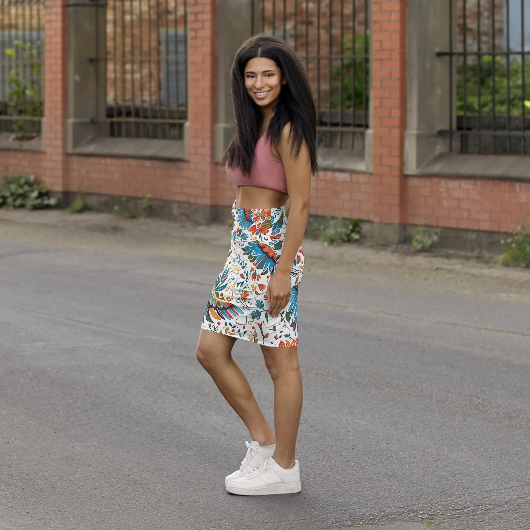 Mini Skirt - Colibri Abstract
