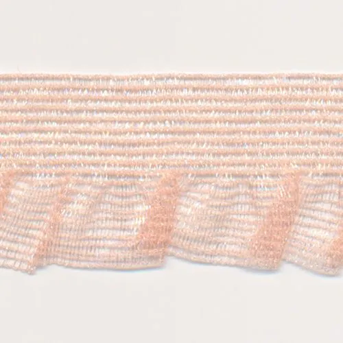 Mist Organdy Frill Stretch #08 Peach Beige