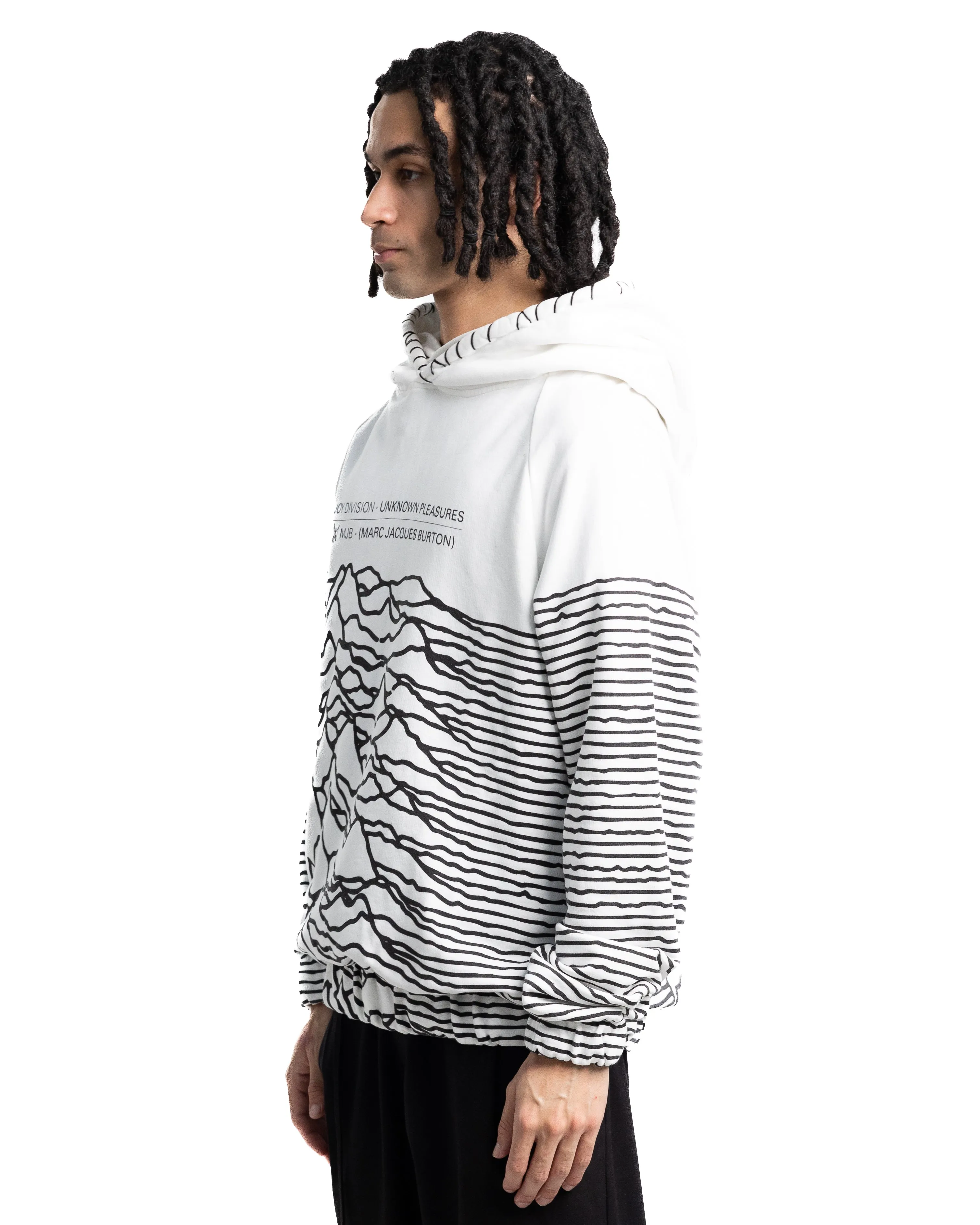 MJB X Joy Division Double Hoodie White