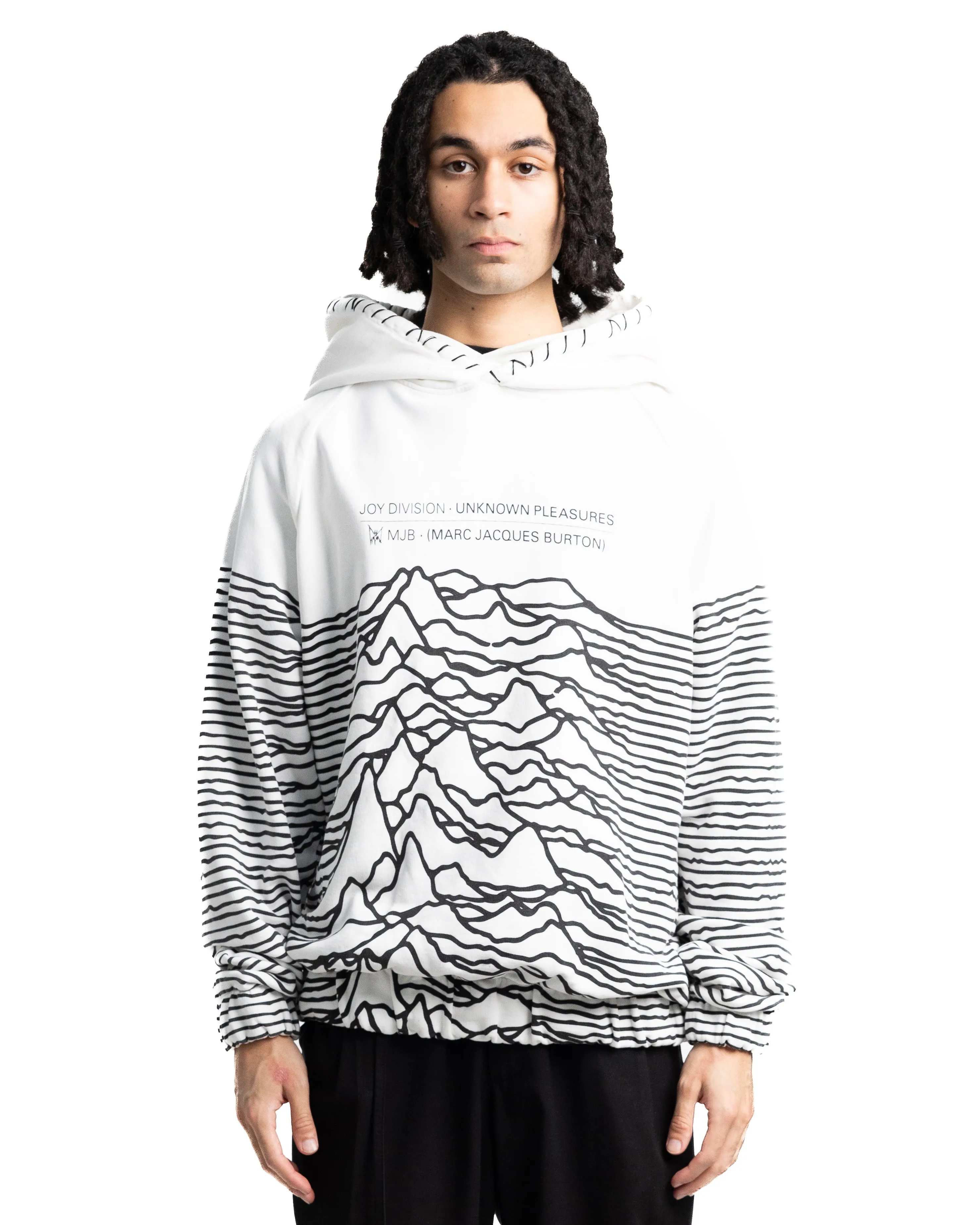 MJB X Joy Division Double Hoodie White