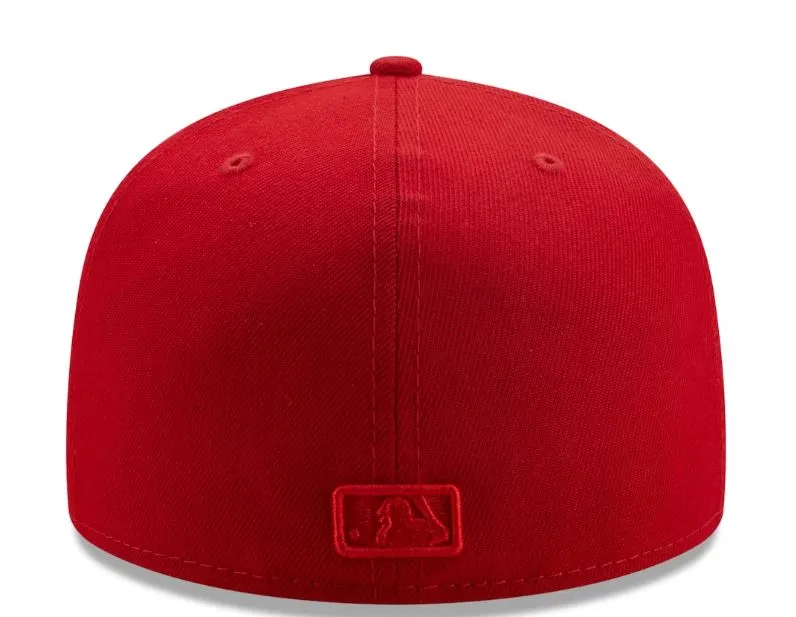 MLB Color Pack FIFTY Fitted Hat - Scarlet