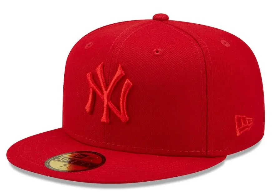 MLB Color Pack FIFTY Fitted Hat - Scarlet