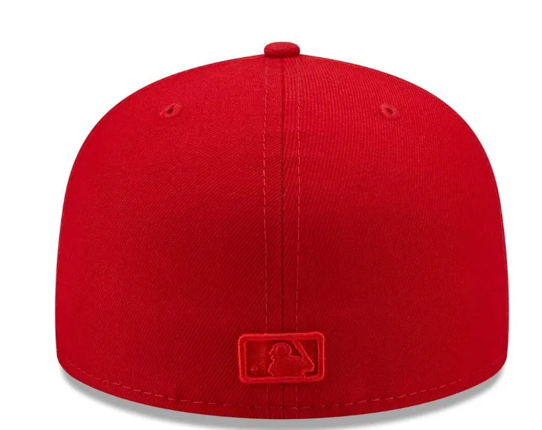 MLB Color Pack FIFTY Fitted Hat - Scarlet