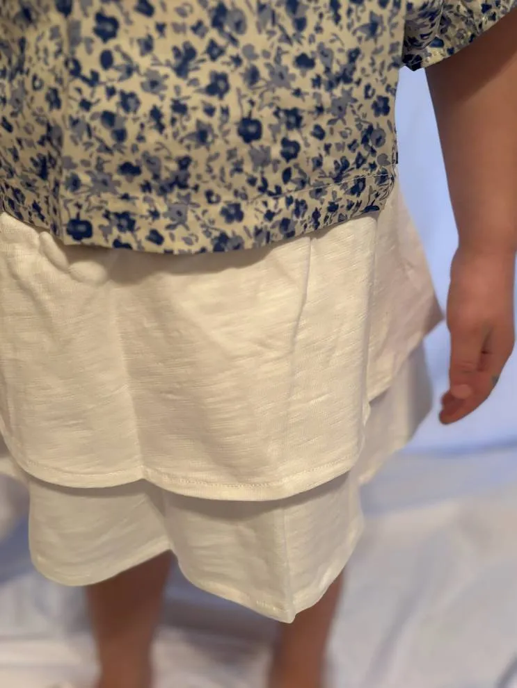 Nora Ivory Skort – Twirl-Ready Comfort with Built-In Shorts