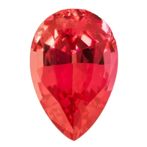 Pear FAB Lab-Grown Padparadscha Sapphire Gems