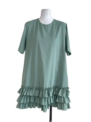 Pistachio Green Layered Dress