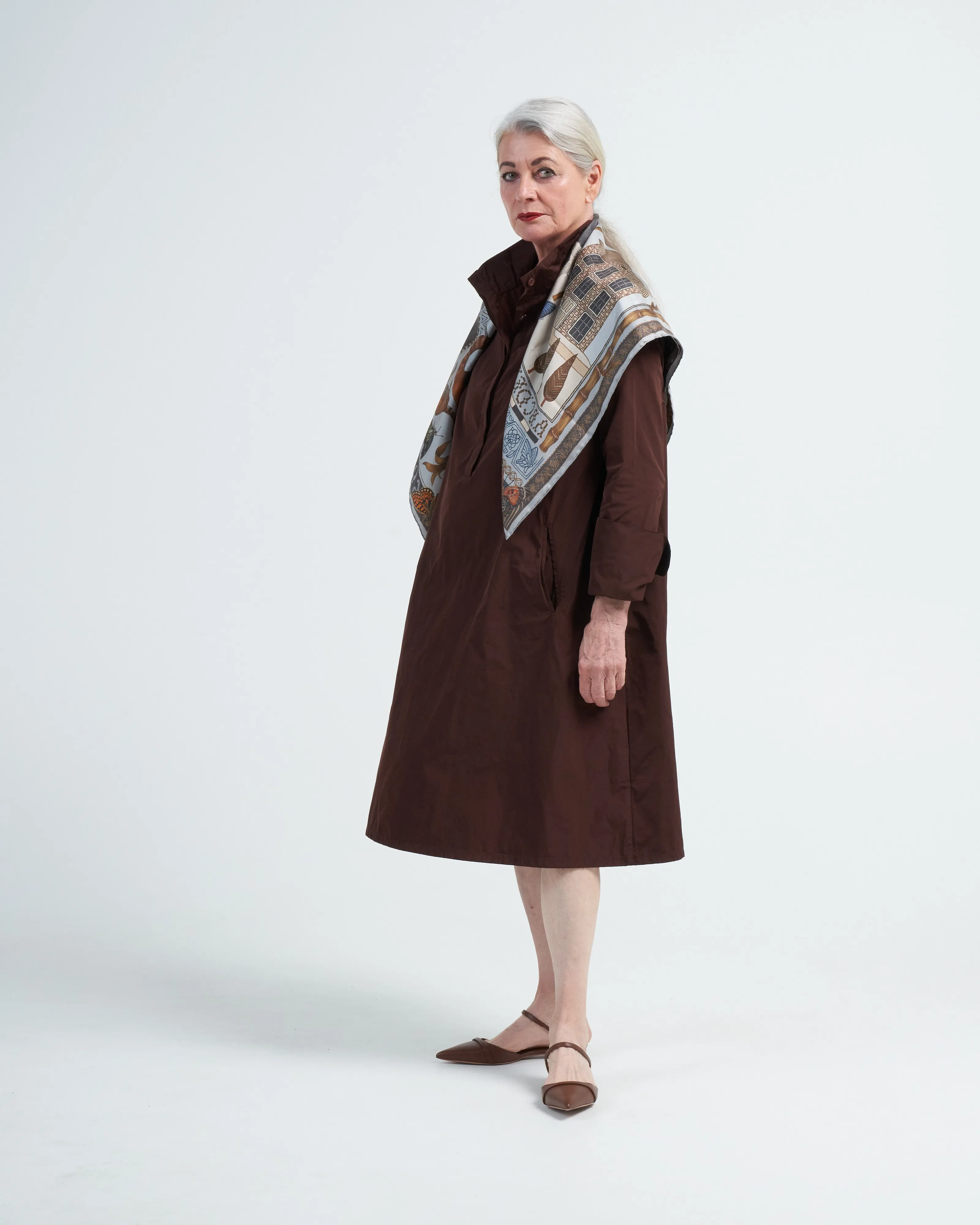 popover day dress - cacao