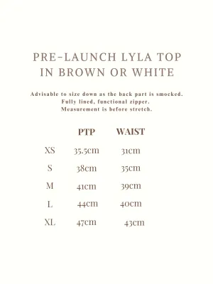 Pre-Launch Lyla Top  ( Premium fabric )