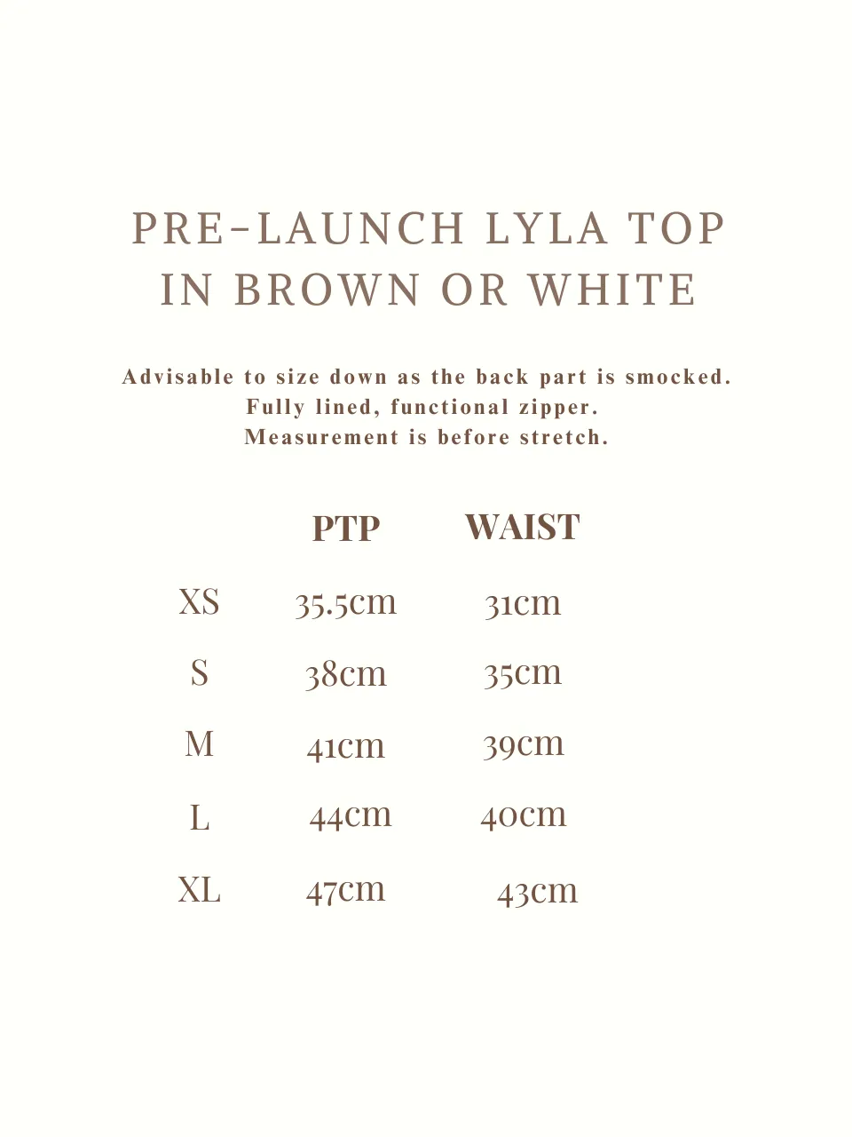 Pre-Launch Lyla Top  ( Premium fabric )