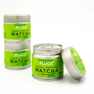 Premium Ceremonial Matcha w/Refillable Tin (Organic) -PLUCK Tea