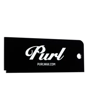 Purl Acrylic Ski & Snowboard Wax Scraper 6" - Black