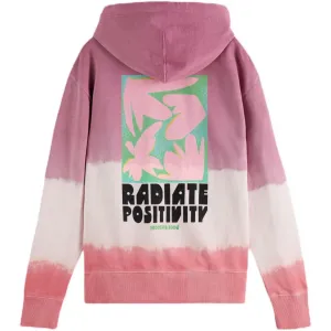 Radiate Positivity Hoodie - Pink Dye