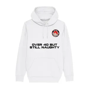 Red Jules Over 40 But Still Naughty Unisex Cruiser Iconic Hoodie