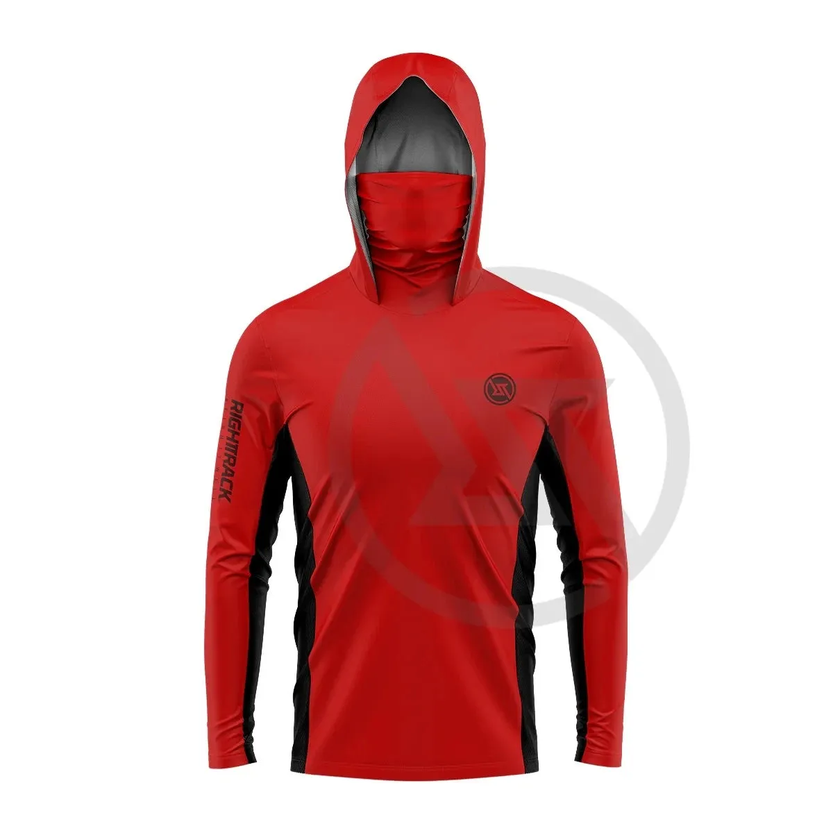 RIGHTTRACK Men's Hooded Fishing Shirt UPF50  UV Protection