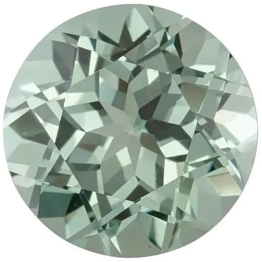 Round FAB Lab-Grown Green Sapphire Gems