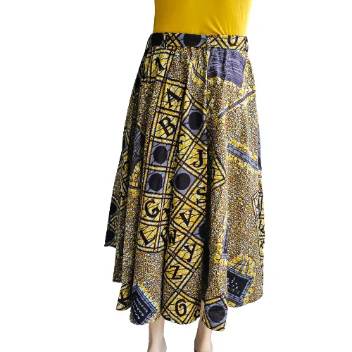 Rumi Asymmetry Plus-Size Swing Skirt - 02