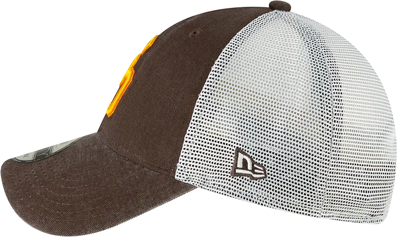 San Diego Padres New Era Mesh Back Trucker Cap