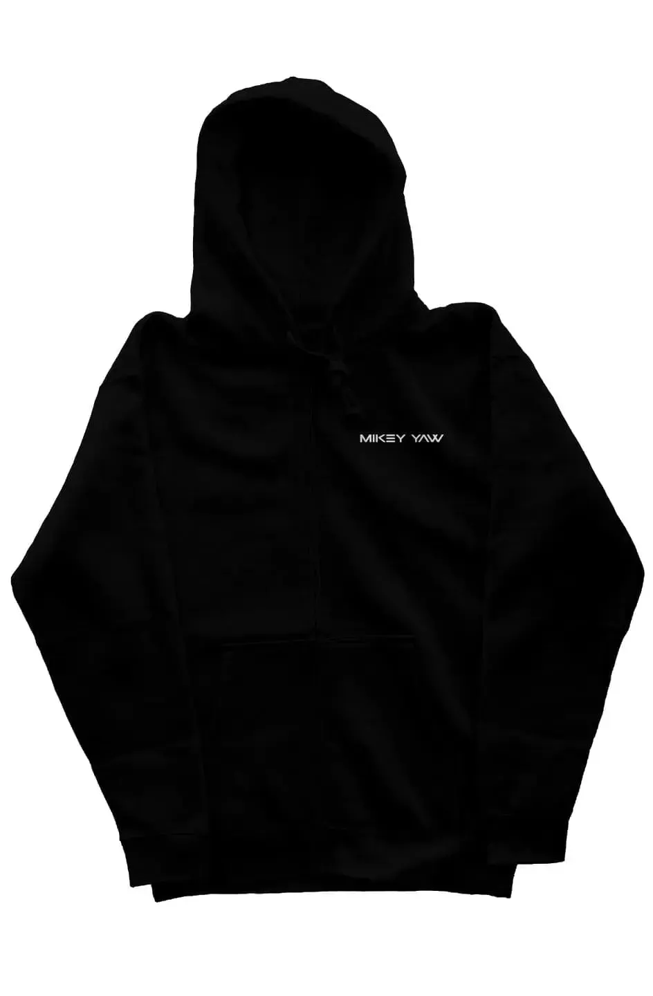 Scribbled M Zipper Hoodie (Black)