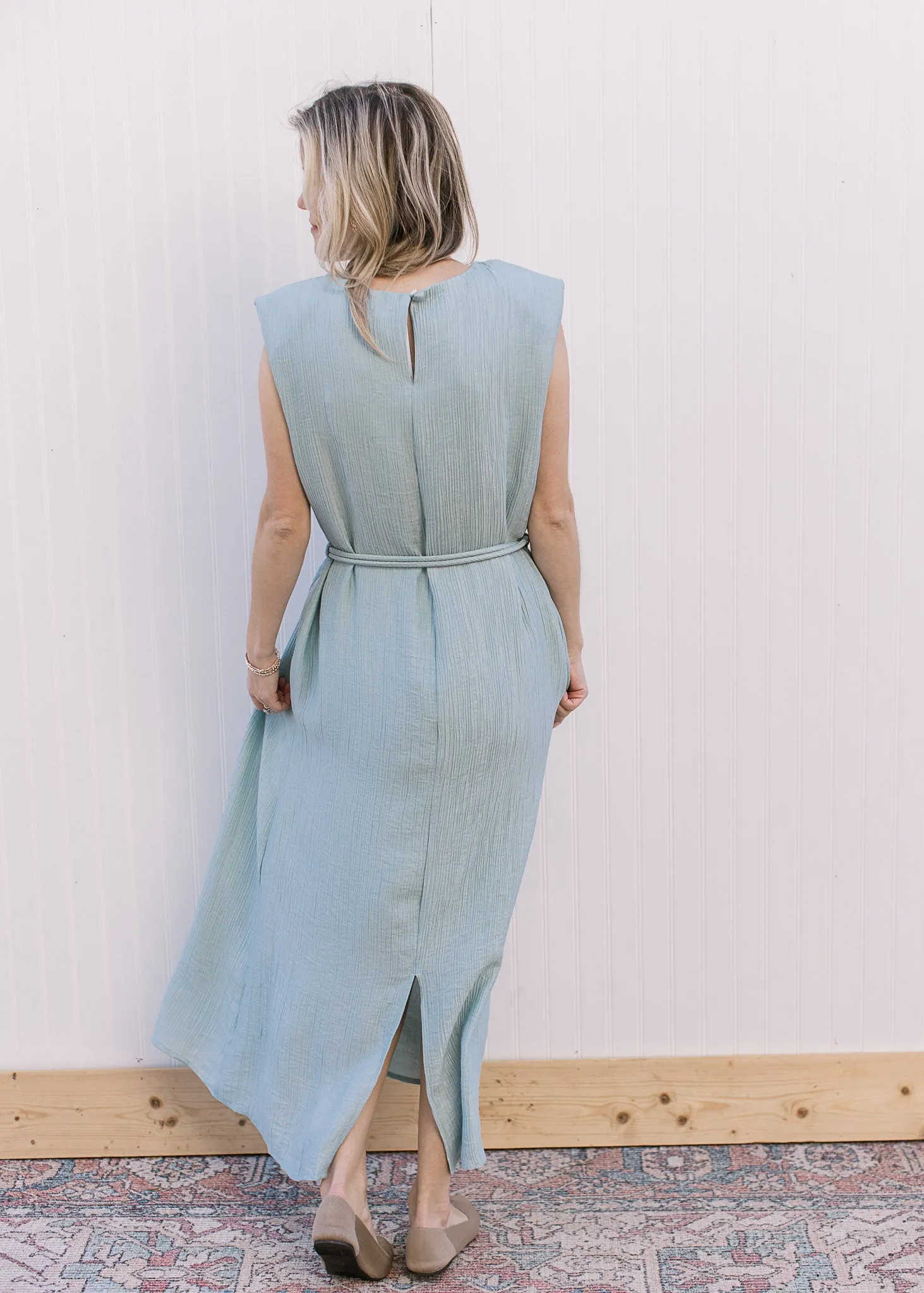 Seafoam Long Line Dress