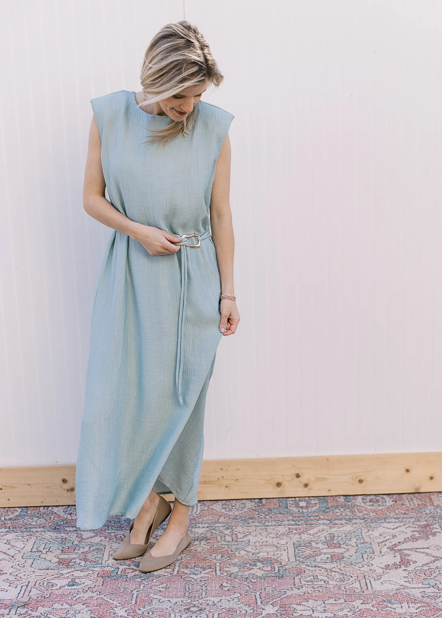 Seafoam Long Line Dress