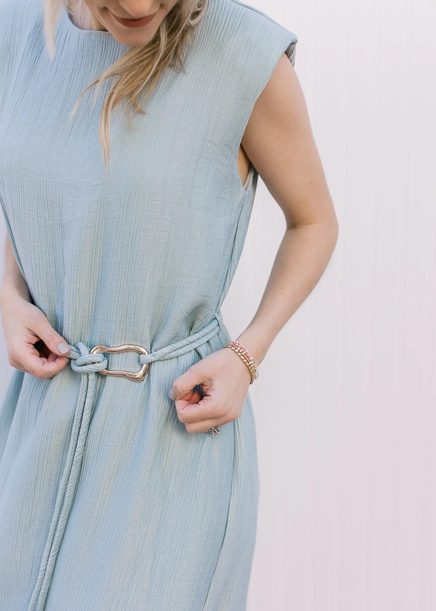 Seafoam Long Line Dress