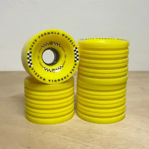 Sector 9 - 71mm Race Formula Yellow 78a(Rain wheels)
