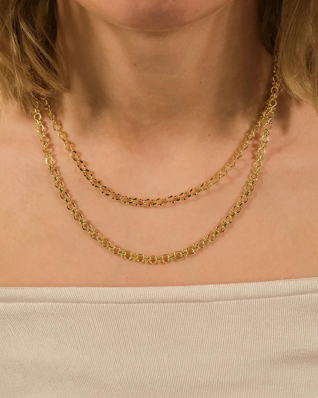 Selena Layered Chain Necklace