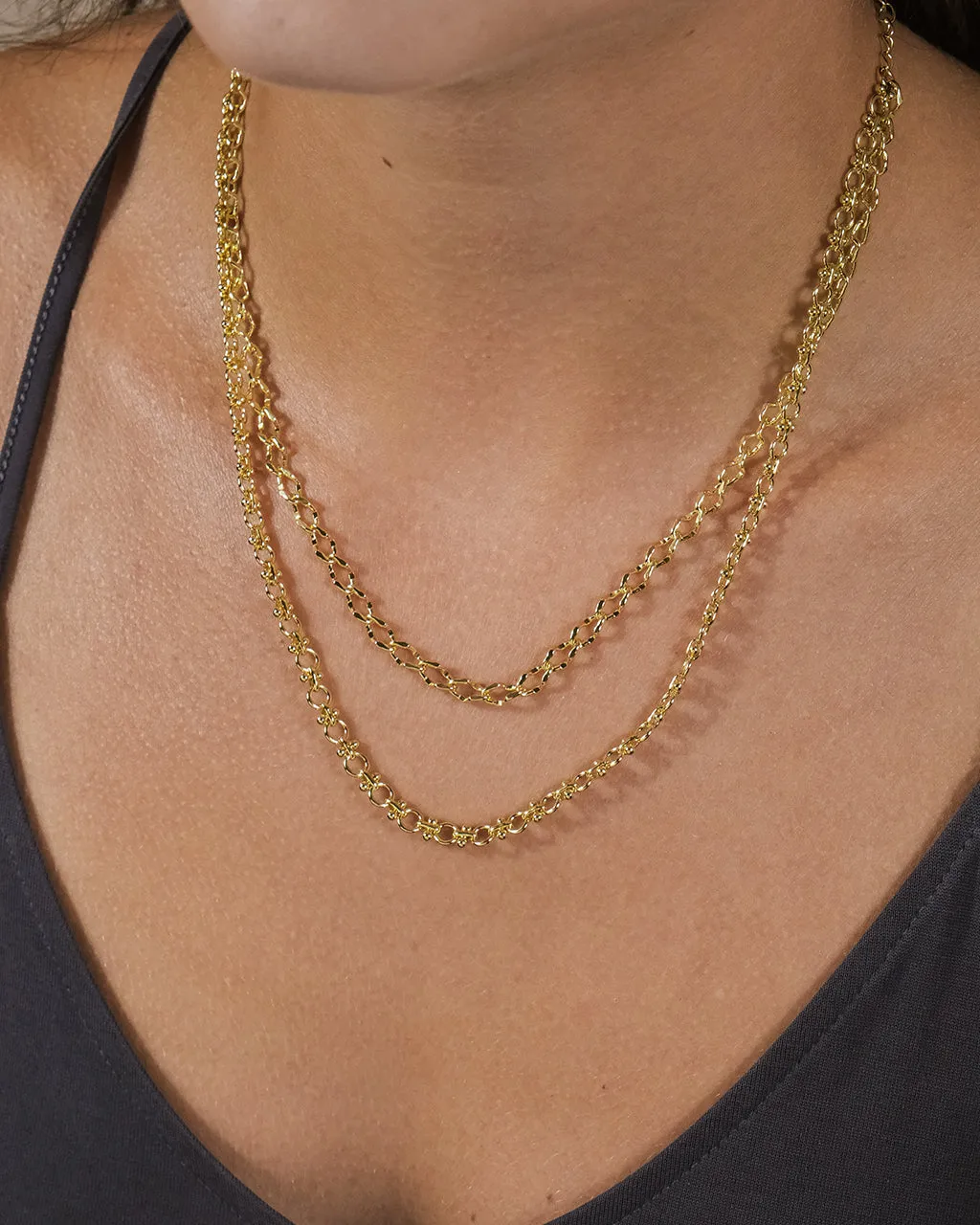 Selena Layered Chain Necklace