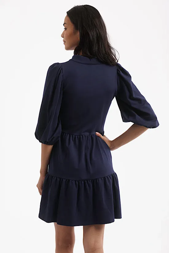 Smith and Quinn Tory Dress in Ponte Navy