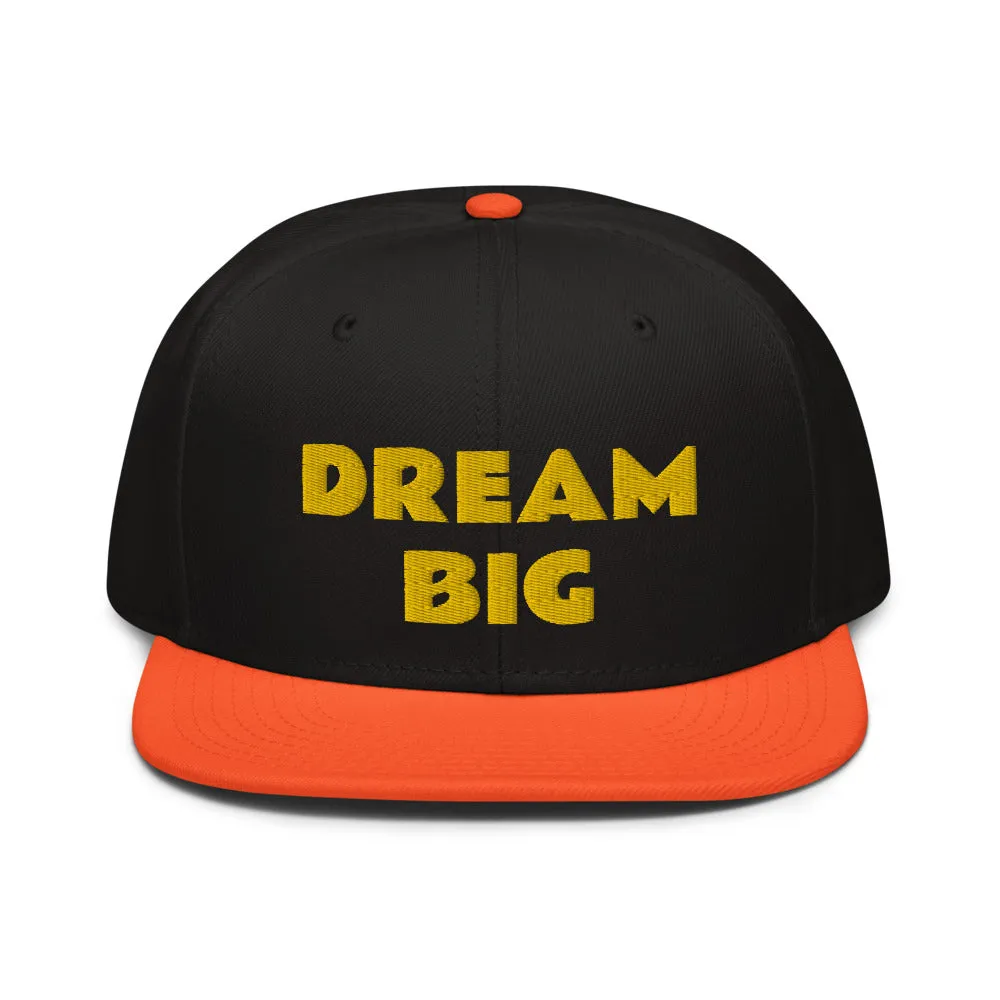 Snapback Hat "1052-0011 Dream Big (Yellow Logo)"