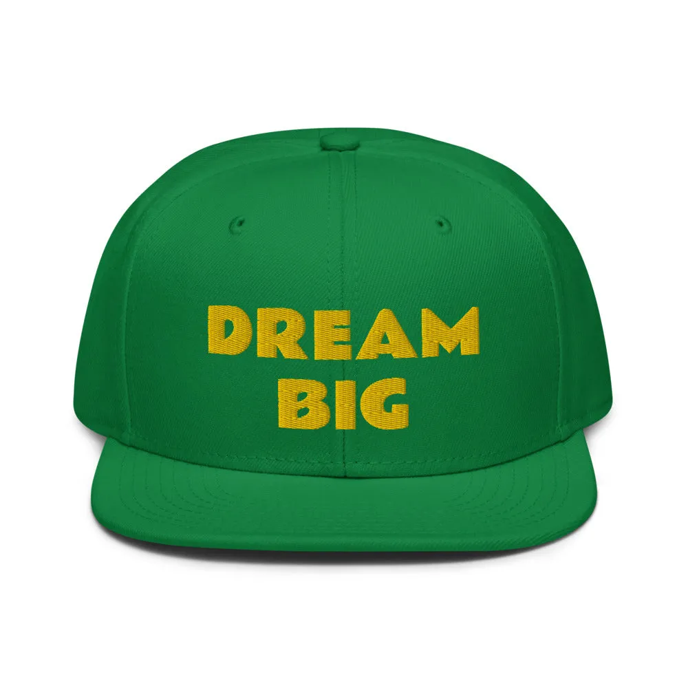 Snapback Hat "1052-0011 Dream Big (Yellow Logo)"