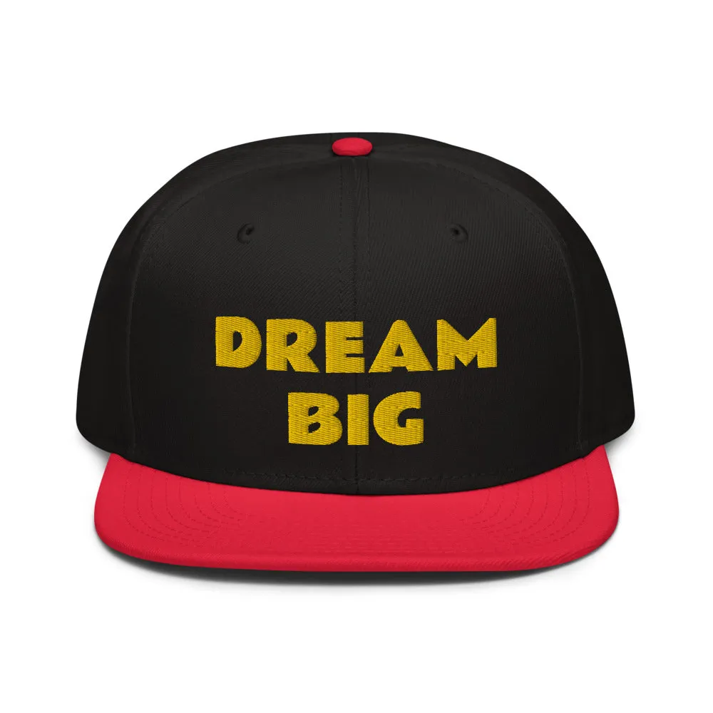 Snapback Hat "1052-0011 Dream Big (Yellow Logo)"